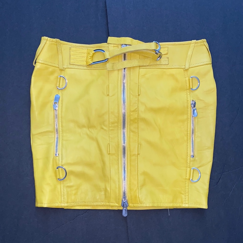 Never Worn Versace Versus Leather Mini skirt
